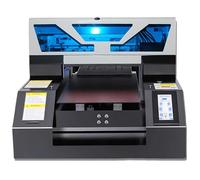 Sihao Impresora Plana UV de inyección de Tinta A3 Impresora de Superficie Multifuncional de inyección de Tinta de Color automática se Pueden Imprimir Botellas, Negra, 2880x1440dpi