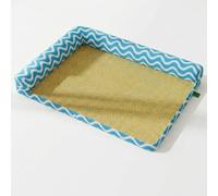 SIHAOYY Alfombrilla refrescante para Mascotas con Rejilla en Forma de L para reposabrazos, Almohadilla refrescante Desmontable para Verano para Perros y Gatos, Cama cómoda