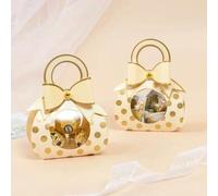 SIHAOYY Embalaje de Caja de Papel para Bodas Regalos de Boda para Invitados Barra de Dulces Recuerdos misteriosos Fiesta Grageas para Detalles de comunión Invitados