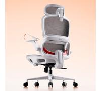 SIHOO Silla de Oficina ergonómica B100, cómoda Silla de Escritorio con Soporte Lumbar dinámico adaptativo, Silla de computadora con reposacabezas Extra Ancho, reposabrazos abatibles, Bloqueo de
