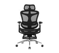 SIHOO Silla de Oficina Ergonómica C300 Pro con Reposabrazos 6D, Soporte Lumbar Dinámico, Ajuste de Profundidad del Asiento, Reposapiés y Respaldo Ajustable(Se envía en Dos Paquetes Separados)