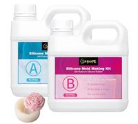 SIHOOPE Silicona Para Moldes - Silicona LíQuida Alimentaria 20a, Kit FabricacióN De Moldes, Curado RáPido, No TóXica, Ideal Para Resina, Cera, Yeso, Chocolate (2,3kg)