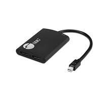 SIIG Divisor de Video Mini DisplayPort 1.2 a 2 DisplayPort MST de 2 Puertos, no para HDMI, Monitor de Cadena DisplayPort Daisy, no para MacOS, Cumple con la TAA (CE-DP0J11-S1)