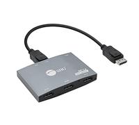 SIIG Divisor DisplayPort de 3 puertos MST Hub 4K - 1 en 3 salidas DP 1.4 a DP Multi Monitor Splitter con entrada DP hembra - NO para macOS (CE-DP0S11-S1)