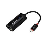 Siig JU-NE0914-S1 Adaptador de Cable USB-C RJ-45 Negro, Rojo - Adaptador para Cable (USB-C, RJ-45, Male Connector/Female Connector, Negro, Rojo)