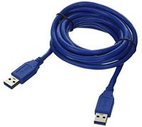 SIIG SuperSpeed - Cable USB 3.0 Tipo A (Macho) a Tipo A (Macho), 2 Metros (CB-US0212-S1), Color Azul
