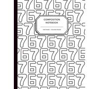 “Siiiiiix Seeeeven” Meme Notebook - 8x10” - 100 College Ruled Pages - Funny Number 6 7 Design for Fans of Internet Humor & Viral Memes