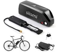 siismi 48V 20AH Batería Bicicleta Eléctrica con Cargador 3A, Hailong G80 Batería Ebike Bateríe Litio para Tubo Inferior con 4 Pin Placa Base y Puerto USB para 250W 350W 500W 750W 1000W 1500W Motor