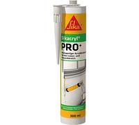 Sika cryl - Sellador acrílico - Sikacryl PRO+ blanco - 12,5% absorción de movimiento - para aplicaciones interiores y exteriores - Sin disolventes - 300 ml