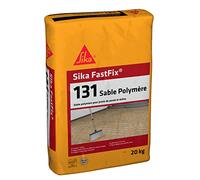Sika FastFix 131, Arena de polímero para llenar juntas de pavimento y losas, 20 kg, tono arena