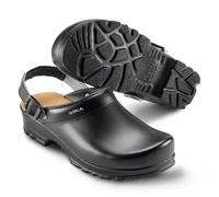 SIKA Flex LBS 8185 Clog Zapato De Trabajo Ofrece Faja De Talón Blanco Negro NEU