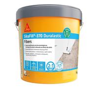 SIKA, Impermeabilización reforzada con fibra, SikaFill 370 Fibers, Rojo Teja, Pintura acrílica con fibras de vidrio para impermabilización de cubiertas y terrazas visitables, Puenteo de fisuras, 1kg