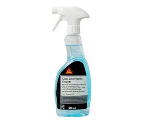 Sika - Limpiador a base de agua para vidrio y plástico - eliminación de huellas dactilares y residuos - Spray de 500 ml