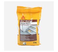 Sika Minipack Mortero de Reparación, listo para su uso, reforzado con microfibras sintéticas para reparar, regenerar reperfilado y regularización de superficies de hormigón, Gris, 5 kg