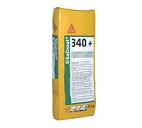 SIKA - Mortero alta resistencia - SikaGrout 340+ - 25kg | Anclaje y reparación de hormigón - Relleno de cavidades - Autonivelante - Baja huella de carbono