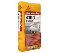 SIKA - Mortero cementoso reparación R4 - SikaMonoTop-4100 Protect - 25kg | Reparación y protección de hormigón armado - Impermeabilización - Clase R4 - Alto rendimiento