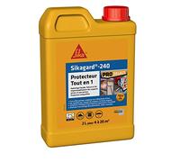 Sika - Protección repelente al agua, pared, techo y suelo - Sikagard 240 - Protector todo en 1 - Multisoportes - Int/Ext - Efecto perlante - Listo para usar - para 4 a 20 m2-2 L
