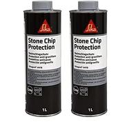 SIKA - Revestimiento antigravilla pulverizable para vehículos - Sikagard 6470 - Gris - Aletas y huecos - Seca rapidamente - Exclusivamento pro - 1L (Paquete de 2)