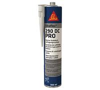 SIKA - Sellador de poliuretano - Barcos y yates - Sikaflex 290 DC PRO - Negro - Para el calafateado en juntas de cubierta tradicionales de madera en la construcción marina - 300ml