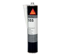 Sika Flex 555 Adhesivo para Parabrisas sin imprimación, Cumple con Las Normas OEM, Negro, 300 ml