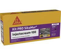 Sika - SikaMur InjecttoCream 100, tratamiento contra la hinchazón capilar y el aumento de la humedad en las paredes, kit lineal de 20 m, blanco