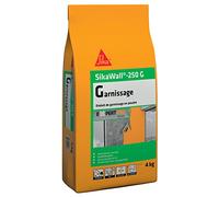 SIKA - SikaWall-250G - Revestimiento de relleno y nivelación de superficie irregular en polvo para pared y techo interior, acabado liso de 0,5-5mm, bolsa de aluminio de 4kg, color blanco