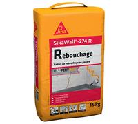 SIKA - SikaWall-274 R - Revestimiento de recubrimiento en polvo, ideal para pared y techo interior, excelente adherencia, alto poder cubriendo, multisoporte, especial gruesos, bolsa de 15 kg, color