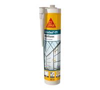 SIKA - Silicona universal - SikaSeal 171 Multiusos - Blanco - Sellador de silicona para acristalamientos - Resistente al moho - 300ml (Paquete de 6)