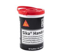 SIKA - Toallitas húmedas para la limpieza de manos y materiales - Sika Handclean - Blanco - Elimina los restos de poliuretano fresco, la grasa y la suciedad - 70 toallitas