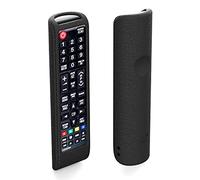 SIKAI Funda Mando TV Samsung Compatible con Samsung TM2140A LED/LCD/HDTV BN59-01175N BN59-01315B AA59-00741A N59-01199F Mando a Distancia Samsung Carcasas Funda Protectora Antideslizante-Negro