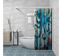 SIKAIQI Barra de cortina de ducha elástica de acero inoxidable 304 en forma de L (tamaño grande: blanco, 70-100 x 120-165 cm)