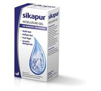 Sikapur - Gel de ácido silícico (2 x 200 ml) Proporciona un cabello fuerte, tejido de unión elástica y unas uñas firmes y hermosas.