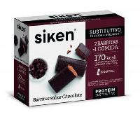 Siken Barritas Sustitutivas – Sabor chocolate – Caja 8 unidades