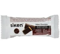 SIKEN barrita sustitutiva - Barrita de chocolate 40g, Rico en fibra, vitaminas y minerales, 2 barritas sustituyen 1 comida,125 Kcal/barrita