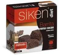 Siken Diet – Barrita sabor crema de cacao con proteínas – 5 x 36 g (180 g)