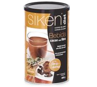 Siken Diet - Bebida de Cacao con Fibra de Avena y Trigo - Bote de 400 g | Control de Peso, Fuente de Fibra de Avena y Trigo, Sabor Cacao, Bebida, Formato Bote, Fácil de Preparar, 400 g