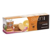 Siken Diet - Galletas Sabor Naranja, Rica en Proteínas - Caja con 3 sobres de 5 galletas, 112.5 g