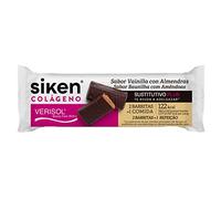 SIKEN SUSTI COLAGENO BARRITA VAINILLA CON ALMENDRAS 40g 24unid
