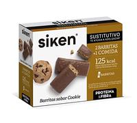 Siken Sustitutivo - Barritas sustitutivas sabor Cookie - Caja 8 unidades