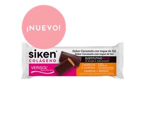 Siken Sustitutivo Colágeno Barrita Caramelo 40g - Barrita Sustitutiva con Colágeno