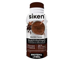 Siken - Sustitutivo Ready to Go, Batido Cacao, Botella 325 ml | Listo para Tomar, Sustitutivo de Comida, Sabor Cacao, Rico en Proteínas, Control de Peso, Fácil de Llevar, Botella
