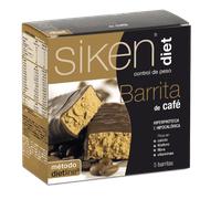 Siken Barrita sabor Café con cobertura de chocolate – 5 x 36 g