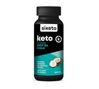 SIKETO - Aceite MCT de coco, Botella de 300 ml, alimento para dieta cetogénica (keto)