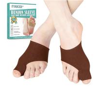 Sikeydels Corrector de Juanetes,Calcetines Hallux Valgus,Calcetines para Alivio de Hallux Valgus,Calcetine Corrector de Dedo Gordo,Endereza el Dedo Gordo del pie para Hombre y Mujer,Marrón café