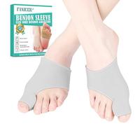 Sikeydels Corrector de Juanetes,Calcetines Hallux Valgus,Calcetines para Alivio de Hallux Valgus,Calcetine Corrector de Dedo Gordo,Endereza el Dedo Gordo del pie para Hombre y Mujer,Gris