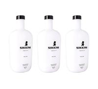 Sikkim Privée London Dry Gin destilado premium selección gourmet - 3 Botellas x 70 cl