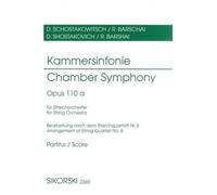 Sikorski Chamber Symphony Op110a. Partituras para Cuarteto de Cuerdas