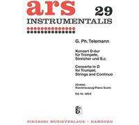 SIKORSKI TELEMANN G. PH. - KONZERT D-DUR - TROMPETTE ET CORDES - REDUCTION CLAVIER Partition classique Cuivre et percussion Trompette: für D-Trompete, ... basso continuo. Réduction pour piano.