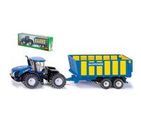 SIKU 1/50 AGRÍCOLA TRACTOR NEW HOLLAND C/CARRO ENSILADOS MODELO ESTÁTICO