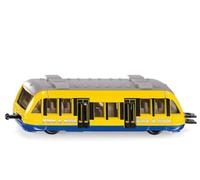 siku 1013, Tren de cercanías, Metal/Plástico, Rojo, Enganches para remolque de tren estándar siku para conectar con otros trenes